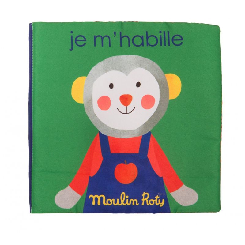 Livre tissu d'activités Sous mon baobab Moulin Roty