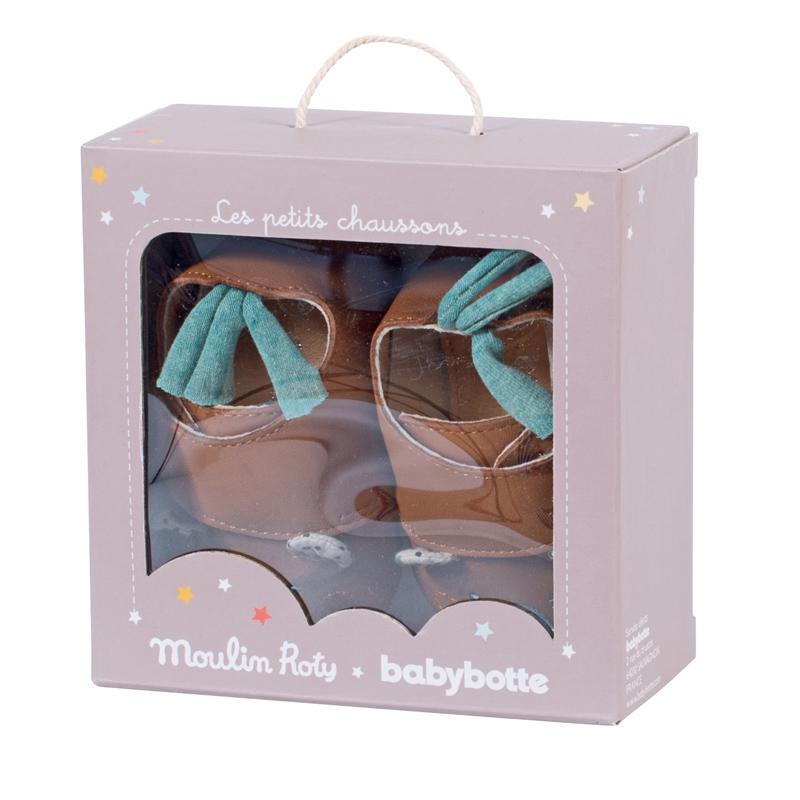 moulin roty chaussons cuir