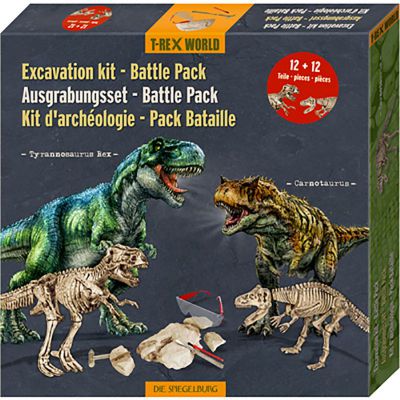Pack de combat de l'ensemble d'excavation - T-Rex + Carnotaure