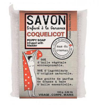 Savonnette Coquelicot