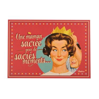 Carte Postale Sacrée Maman