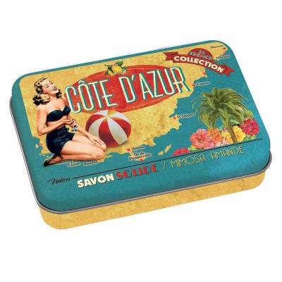 La boîte et son savon Côte d'azur
