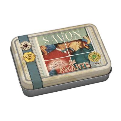 La boîte et son savon des amants