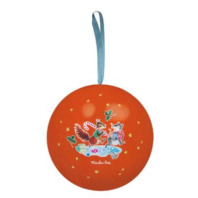 Boule de Noël Rouge La Grande Famille
