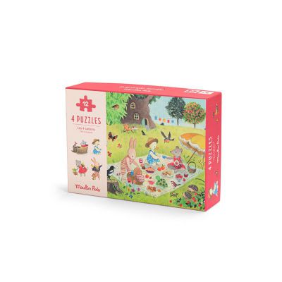 4 minis puzzles des saisons