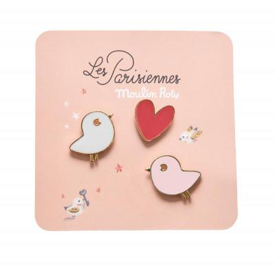 Set de 3 pin's - Les Parisiennes