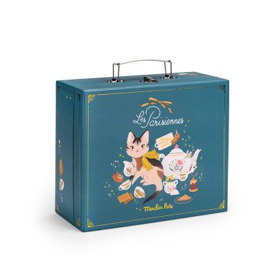 Valise dînette thé porcelaine Les parisiennes 
