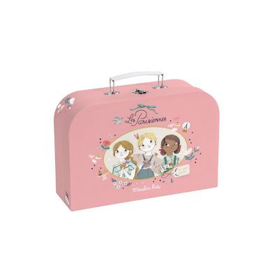 Valise dînette thé métal Les Parisiennes