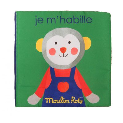 Livre tissu Je m'habille