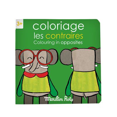 FR-EN - Cahier de coloriage Les contraires Les Popipop 