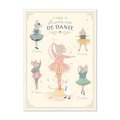 Affiche 50x70 cm - La petite école de danse