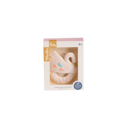 Hochet anneau de dentition cygne - La petite école de danse 