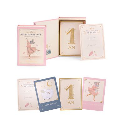 Cartes mes 12 premiers mois - La petite école de danse 