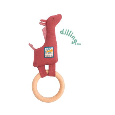 Hochet anneau bois girafe Sous mon baobab