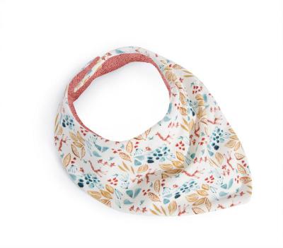 Bavoir bandana rose - Sous mon Baobab