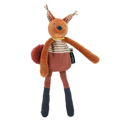 Doudou-hochet écureuil Pomme des bois