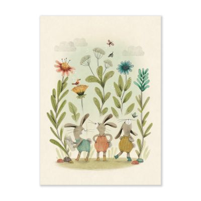 Affiche Lapins