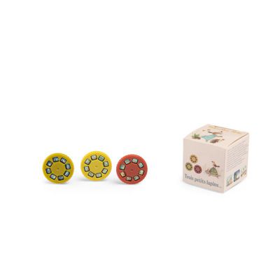 Boîte de 3 disques pour lampe à histoires - Trois petits lapins 