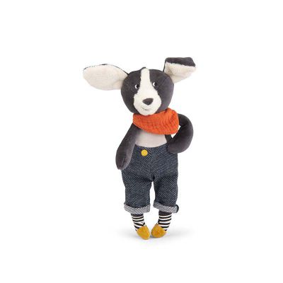 Peluche chien Puce bleu - Puce & Pilou 