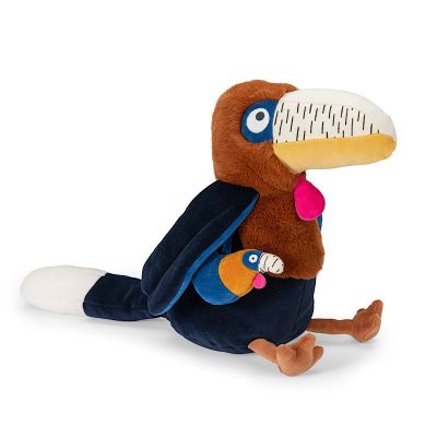 Peluche Grand calao Litchi d'activités - La forêt Mawa