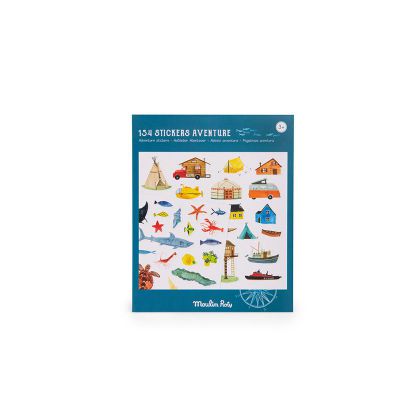 Pochette stickers l'explorateur - Le jardin du moulin 