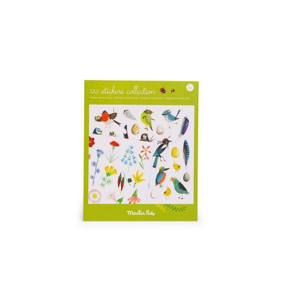 Pochette stickers le botaniste - Le jardin du moulin 