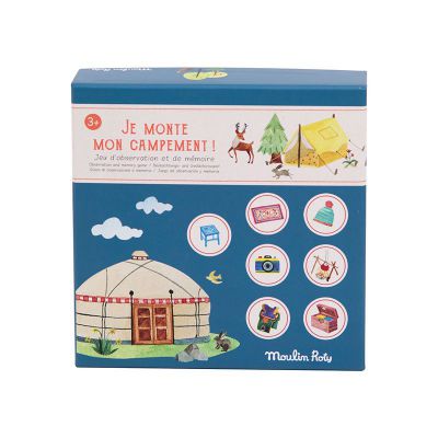 Jeu Je monte mon campement Le Jardin du Moulin