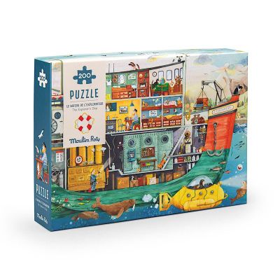 Puzzle Le bateau 200 pièces - Le Jardin du Moulin
