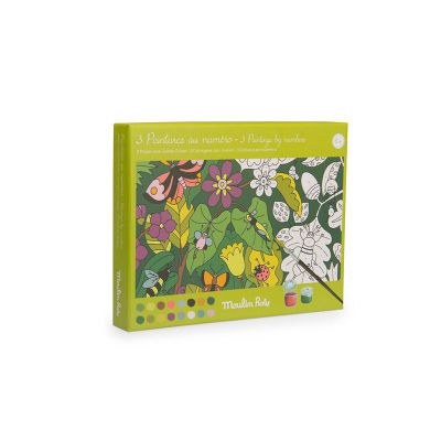 Peintures au numéro le botaniste - Le jardin du moulin 