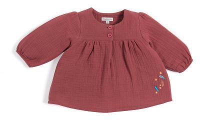 Aurelle Blouse bordeaux