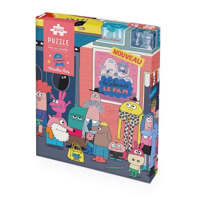 Puzzle Tous au cinoche ! 200 pcs Les Schmouks 
