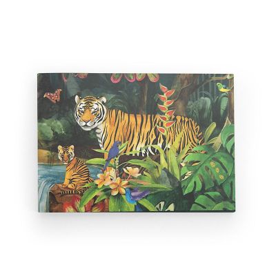 Carnet dessin feuilles noires - Tout autour du monde 