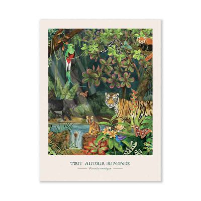 Affiche Paradis exotique Tout autour du monde 