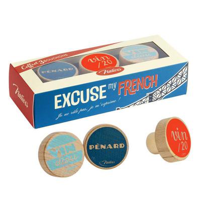 Coffret 3 bouchons Excuse my French