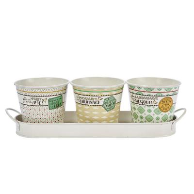 Set plateau & petits pots 