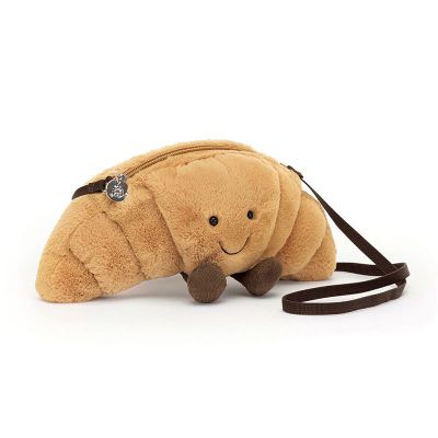 Sac croissant peluche