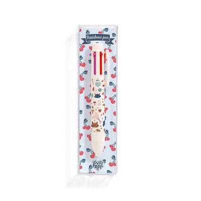 Stylo 6 couleurs Lucille