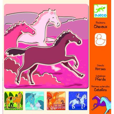 Pochoirs Les chevaux