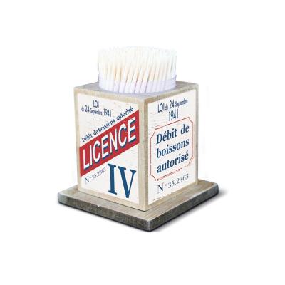 Boite à cure dents Licence IV
