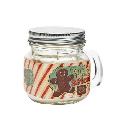 Bougie Mason jar Pain d'épices