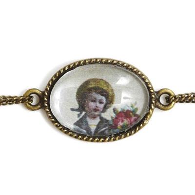 Bracelet cabochon petit garçon