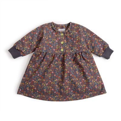 Emma robe petites feuilles