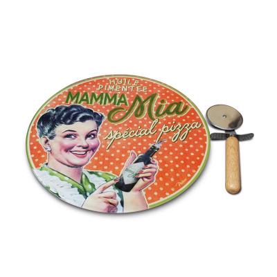 Plat à Pizza Mamma Mia