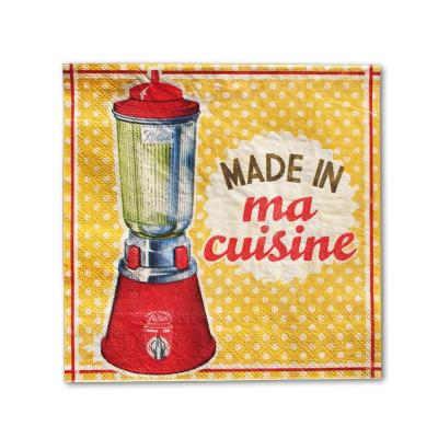 Serviettes en papier Made in ma cuisine