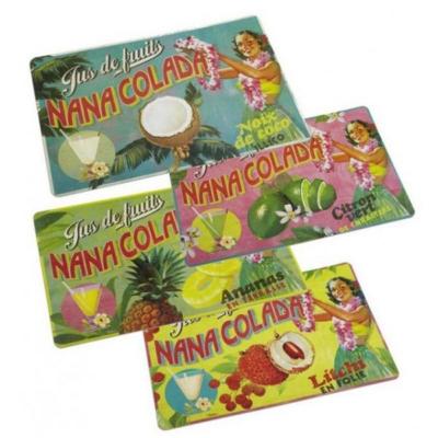 Set de table par 4 Nana Colada