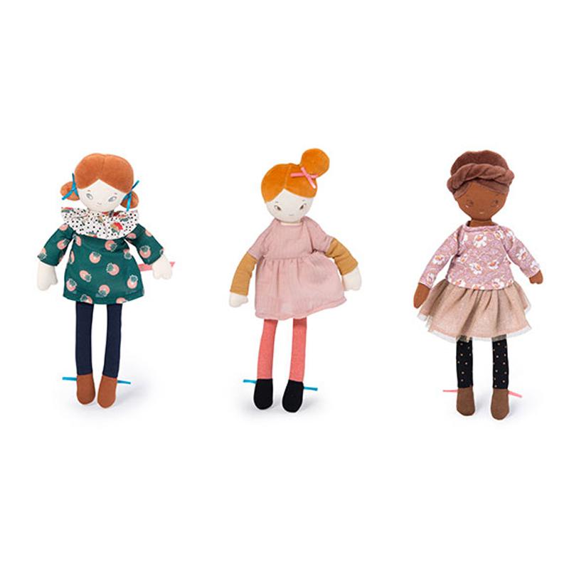 Petite poupée - Les Parisiennes - Les jouets de Lou : Jouets, Déco Bijoux -  Moulin roty, Les Déglingos, Caroline Lisfranc