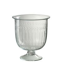 Vase Romain transparent 