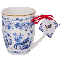 Tasse en porcelaine - royal bleu 