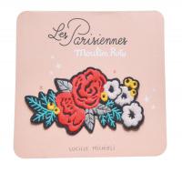 Patch brodé fleurs - Les Parisiennes 