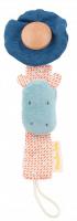 Attache-sucette hippopotame - Les Papoum 